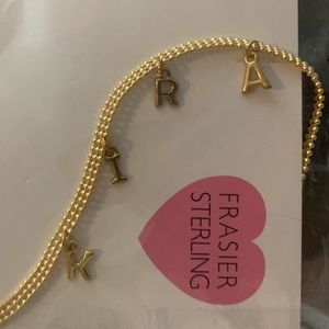 “KIRA” Frasier Sterling Gold Choker
